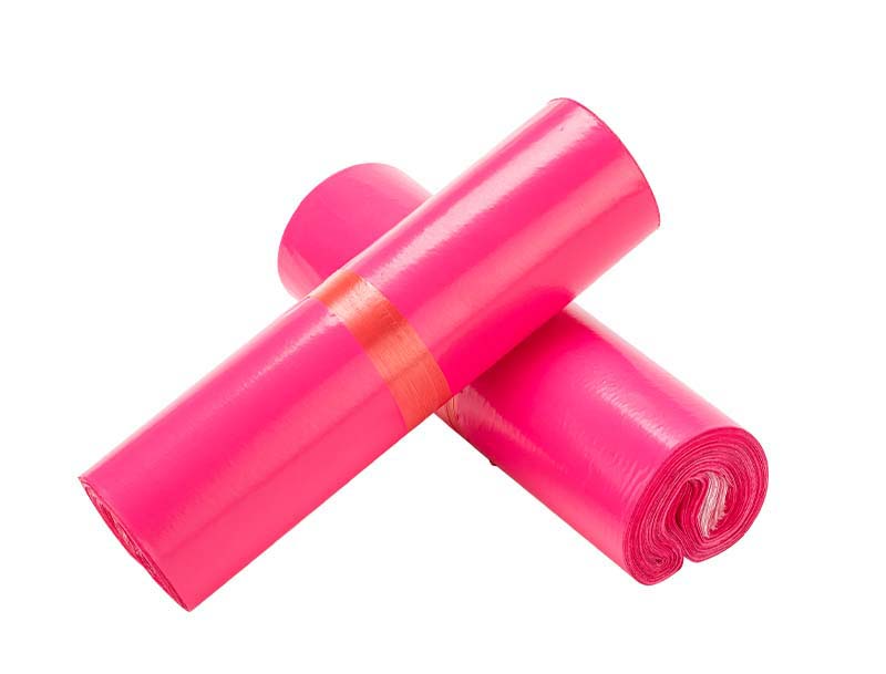 丹巴玫红色快递袋-02